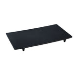 Yanco BP-5009 Black Pearl Display Plate 9"L X 5-1/2"W X 1"H Rectangular