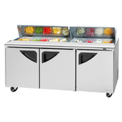Turbo Air TST-72SD-N Super Deluxe Sandwich/Salad Unit Three-section 19.0 Cu. Ft.