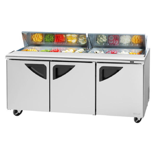 Turbo Air TST-72SD-N Super Deluxe Sandwich/Salad Unit Three-section 19.0 Cu. Ft.