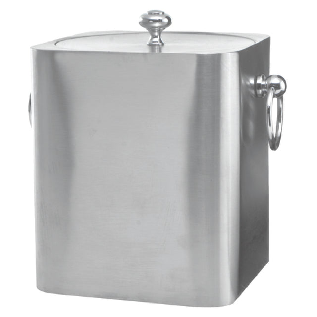 Service Ideas IBSQ3BS Ice Bucket 1.5 Liter (50.7 Oz.) 6" X 6" X 8"