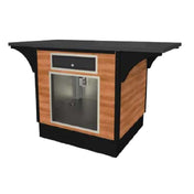 Vollrath VCS48 V-Class Series Cashier Station 48"W X 32-1/2"D X 34"H Locking Cash Drawer