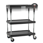 Metro MY1627-34BL-PL MyCart® Plus Series Utility Cart (3) Shelves
