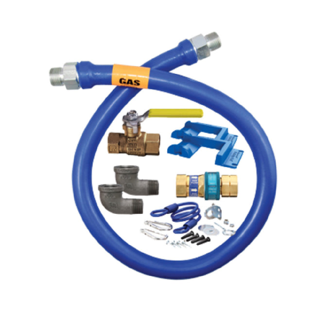 Dormont 1675KIT48PS Dormont Blue Hose™ Moveable Gas Connector Kit 3/4" Inside Dia.