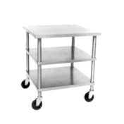 Piper Products 705-1 - Utility Table, Open Design With Bottom & Intermediate Shelves