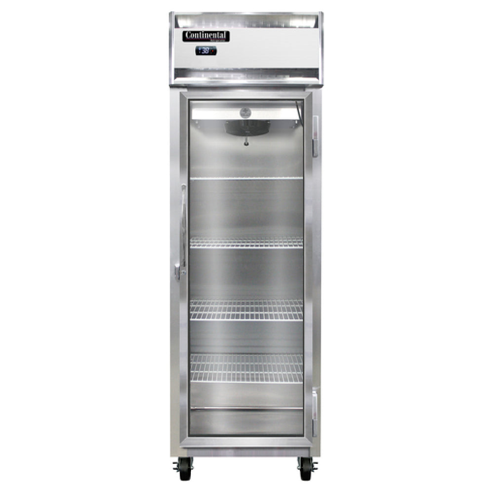 Continental Refrigerator 1RNSAGD Refrigerator Reach-in Display One-section
