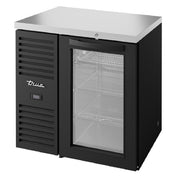 True Refrigeration TBR32-RISZ1-L-B-G-1 Refrigerated Back Bar Cooler One-section