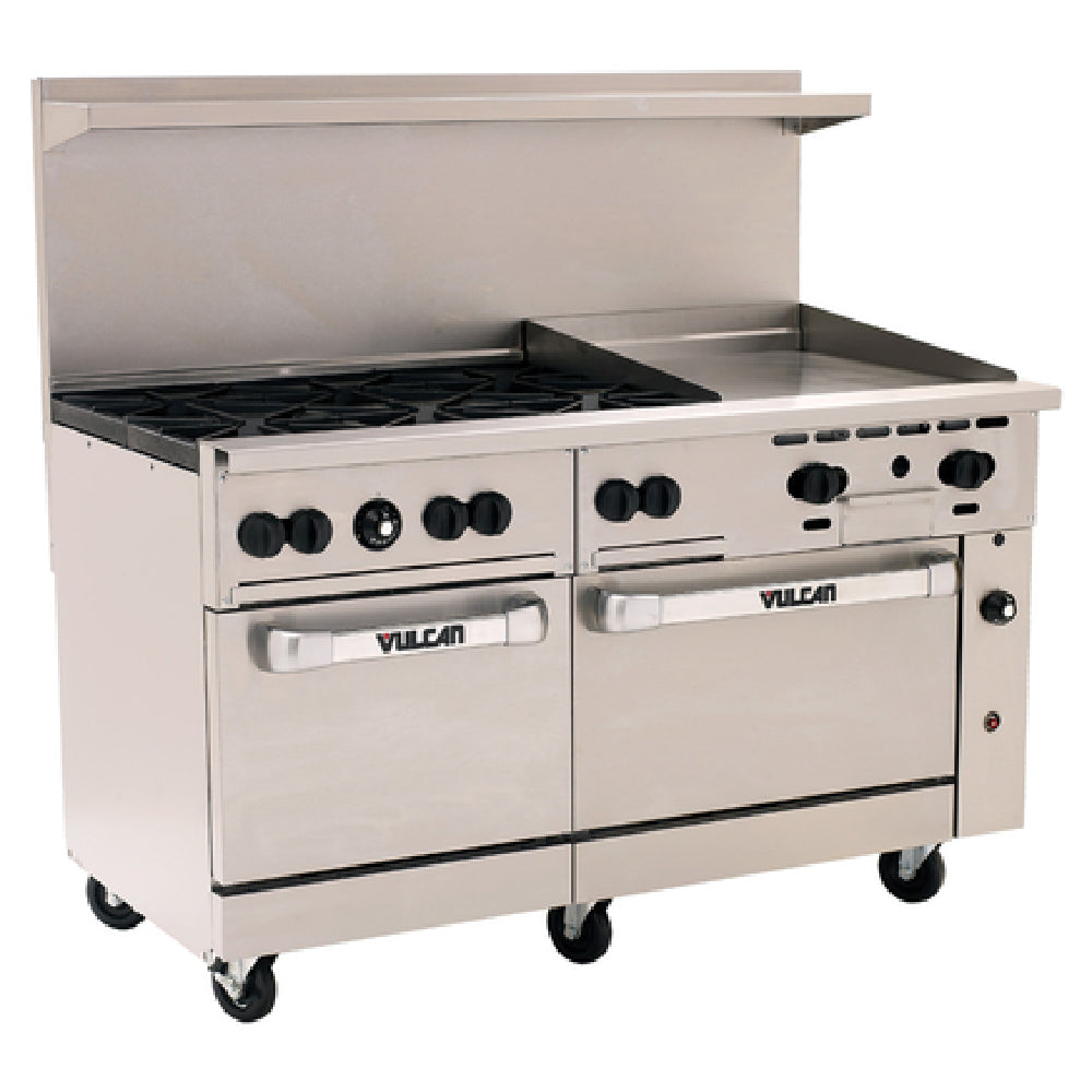 Vulcan 60SS-6B24GN - Endurance™ Restaurant Range, Natural Gas, 60"