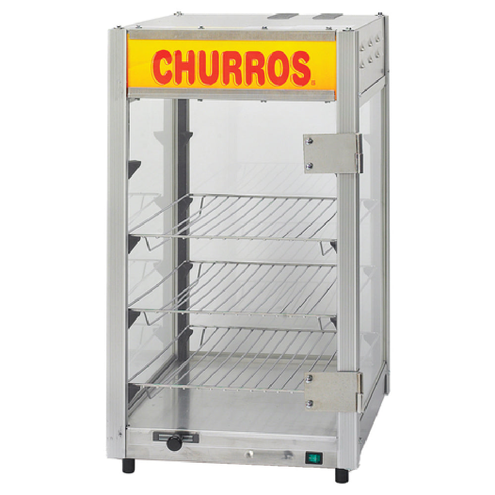 Gold Medal 5587C - Churro Warmer Merchandiser, 13"W X 16-1/4"D X 23-1/4"H, Front Access Door