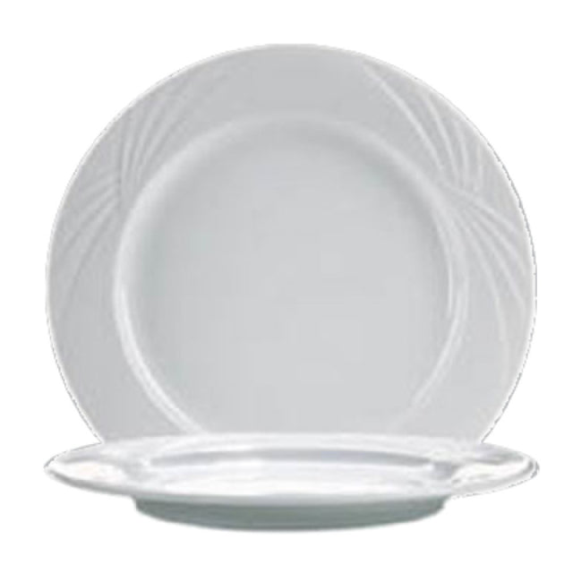 Arc Cardinal S0604 Arcoroc Horizon Rim Plate (D:8.25'') High Alumina Porcelain