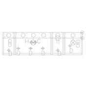 Krowne KMB-MT Full Size Foot Print Template Printed On Mylar Paper (priced Per Foot)