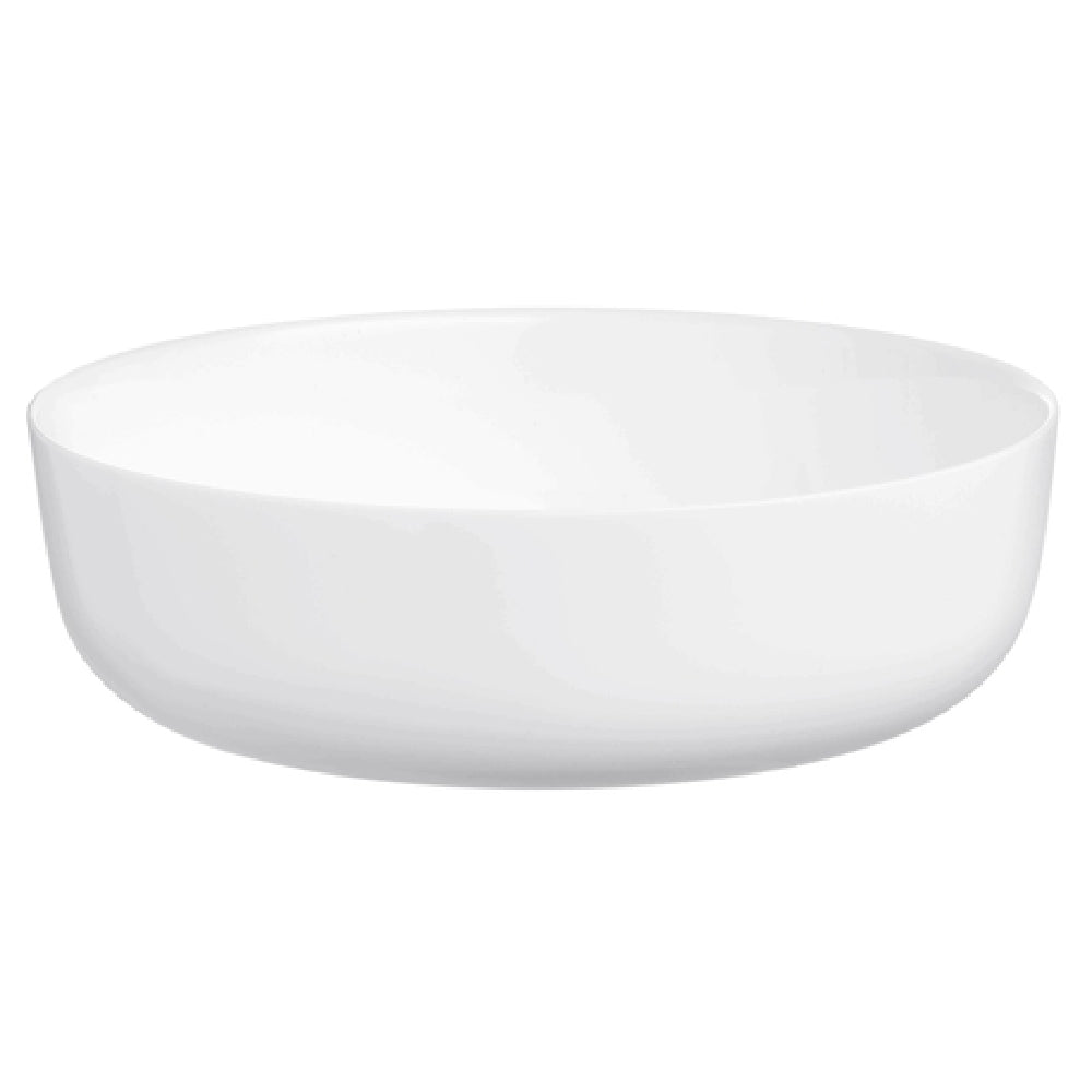 Arc Cardinal N9399 Arcoroc Evolutions White Dish (D:10.0'') Fluorosilicate Opal Glass