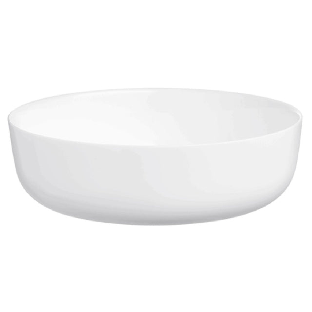 Arc Cardinal N9399 Arcoroc Evolutions White Dish (D:10.0'') Fluorosilicate Opal Glass