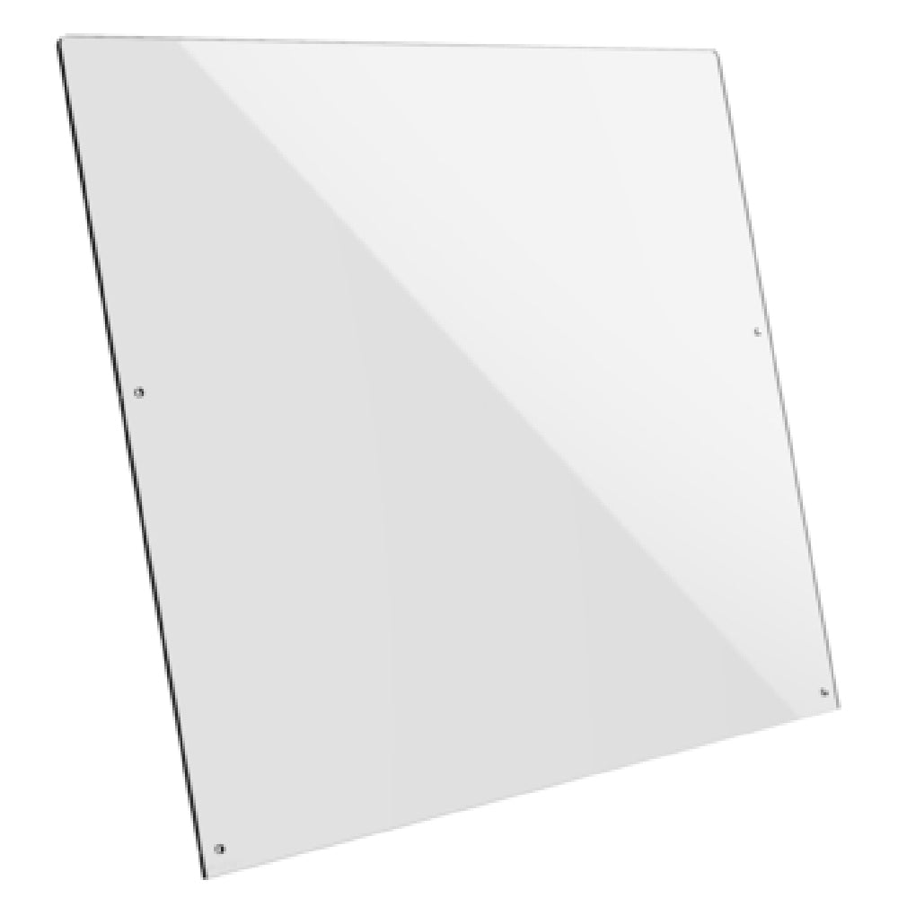 Steelite MGSVSDPG0201 Mogogo Buffet Solutions V-Shield Breath Guard Panel 35" X 29-1/2"