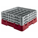 Cambro 36S534416 Camrack® Glass Rack With (2) Soft Gray Extenders Full Size