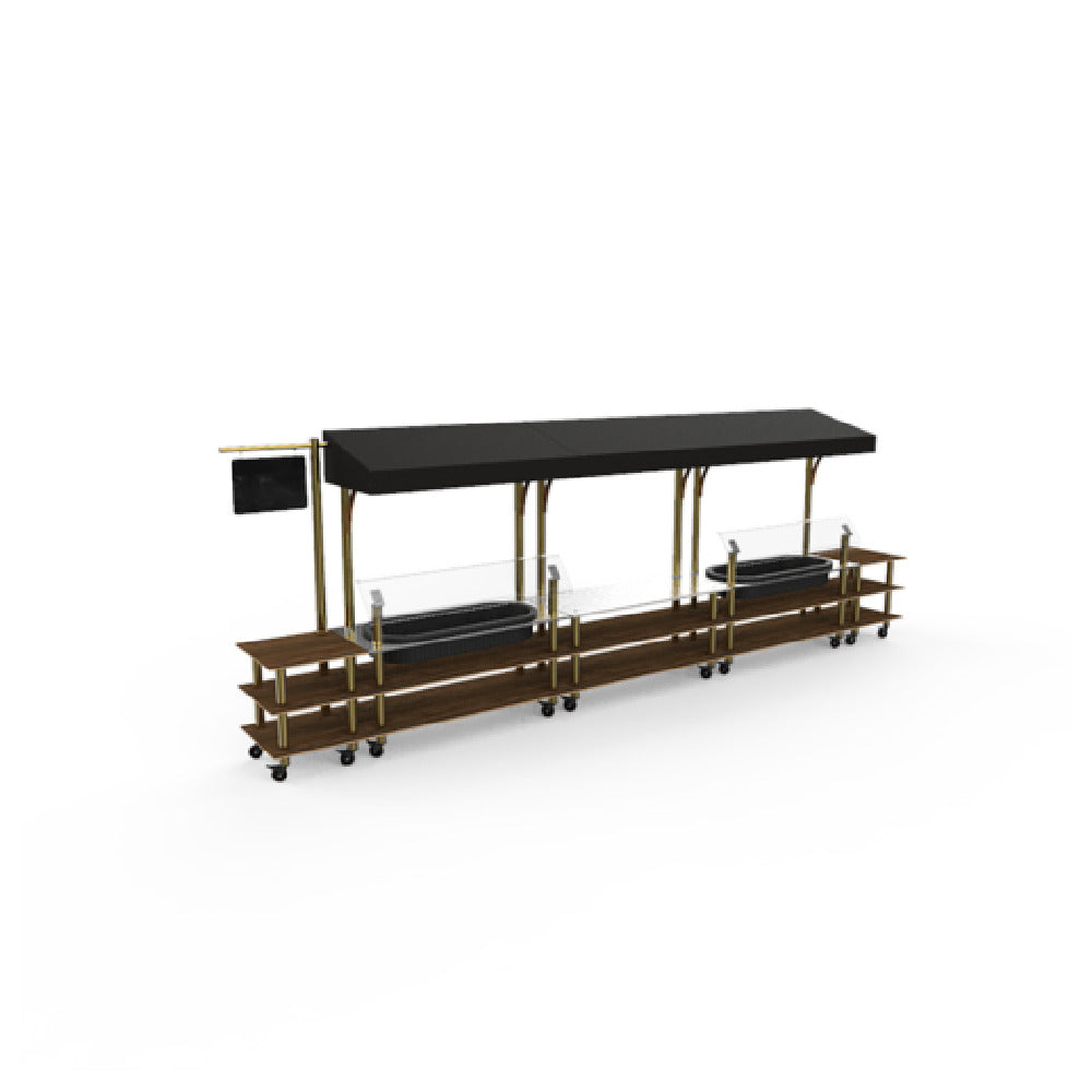 Steelite MGCMLA08WBBW Market Station Mixed Materials (minimum = Case Quantity 1 Per Case) (repack Item)