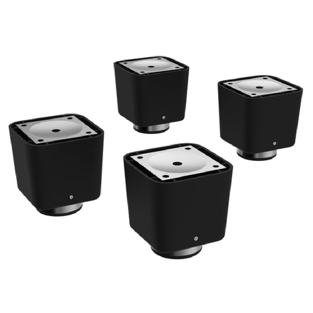 Electrolux 922693 (LV922693) 4 Adjustable Feet With Black Cover For 6162 & 101102 Combi Ovens