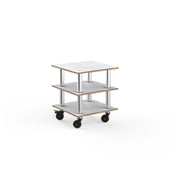 Steelite MGCMLX03CSXH - Modular Classic Small Unit White Carrera Stainless Steel