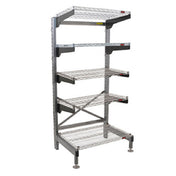 Eagle Q2142VG76-5 Q-LEVER Cantilever Shelving Unit 5-tier 46"W X 26"D X 76"H Overall Size