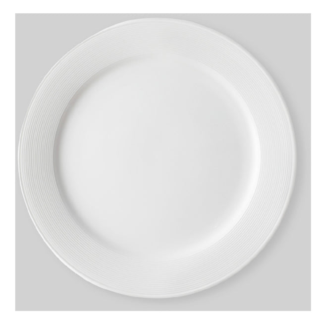 Bon Chef 7100024P Voyage Dinner Plate 10.25" Dia. X 1"H Alumina Vitrified Porcelain