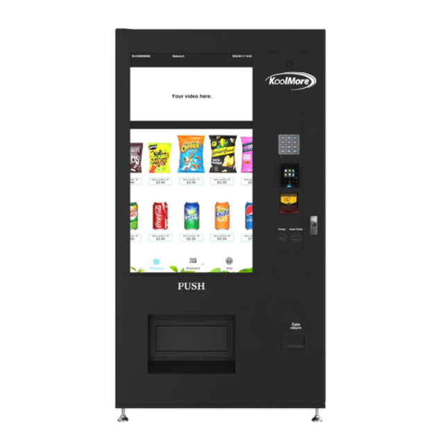 Koolmore KM-VMRWT-48BCR Refrigerated Vending Machine 41.5"W X 35"D X 76"H 49" Interactive Touch Display