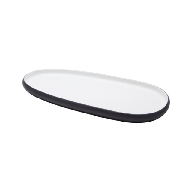 GET 21382-TOH/BK - Cheforward Hatch Platter, 15.5"L X 7.5"W X 1"H, Oblong