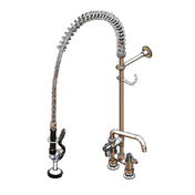T&S Brass 5PR-4DLS08 Equip Pre-Rinse Unit 4" Deck Mount Base