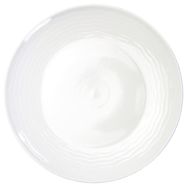 International Tableware WA-53 Plate 10-1/2" Dia. X 1-1/2"H Wide Patterned Rim
