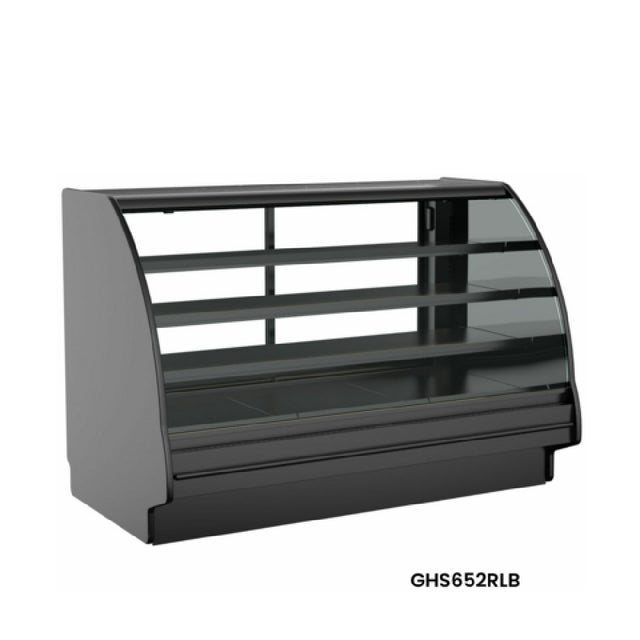 Structural Concepts GHS552RLB (CURVED) Fusion® Refrigerated Service Case 62-7/8"W X 42-3/4"D X 51-1/4"H