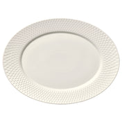 BauscherHepp 692074 Platter 9.4" X 7.1" Oval With Rim Relief