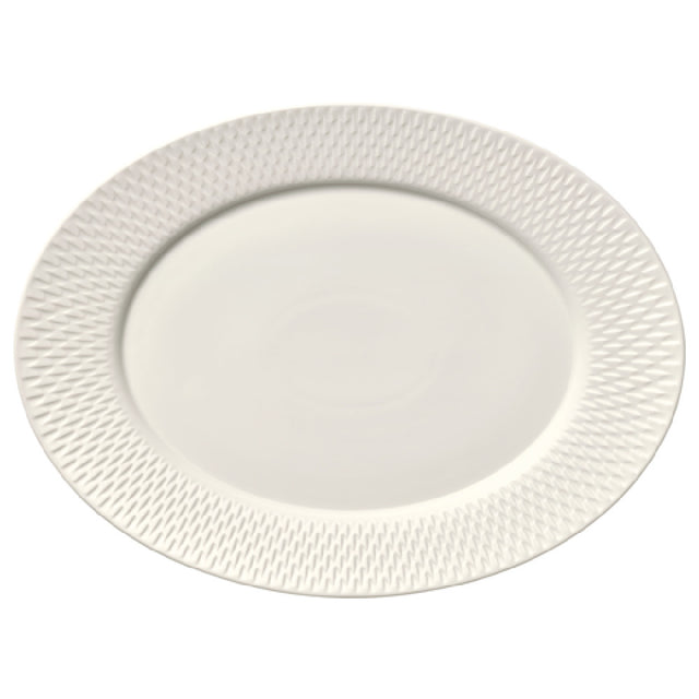 BauscherHepp 692074 Platter 9.4" X 7.1" Oval With Rim Relief