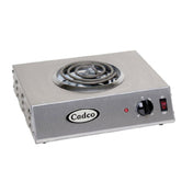 Cadco CSR-1T Portable Single Hot Plate Countertop Electric