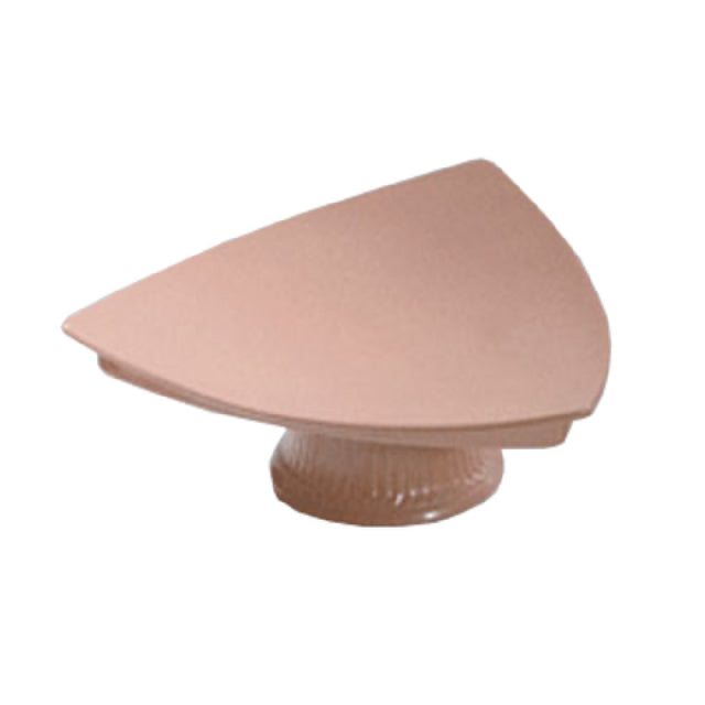 Bon Chef 90809059TEAL Pedestal Plate 11-1/2" X 4" Triangle