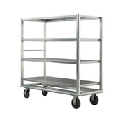 New Age Industrial 98182 Queen Mary Banquet Cart With Push Handle 65-1/2"W X 29"D X 66-3/4"H