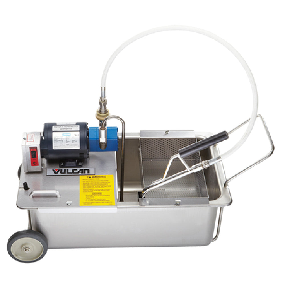 Vulcan MF-1 - Portable Fryer Filtration, 110 Lbs. Oil Capacity, 8 Gallon/minute Pump Motor