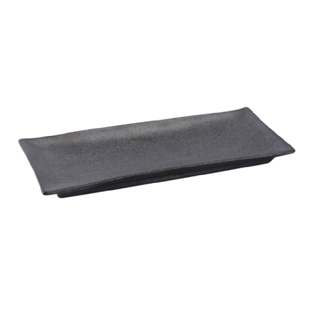 Yanco DB-411 Diamond Black Plate 10-1/2"L X 4-3/8"W X 1"H Rectangular