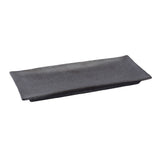Yanco DB-411 Diamond Black Plate 10-1/2"L X 4-3/8"W X 1"H Rectangular