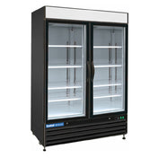 Hubert 69K-058 - Kratos® Freezer, 54"W X 32"D X 79"H, Two Glass Door