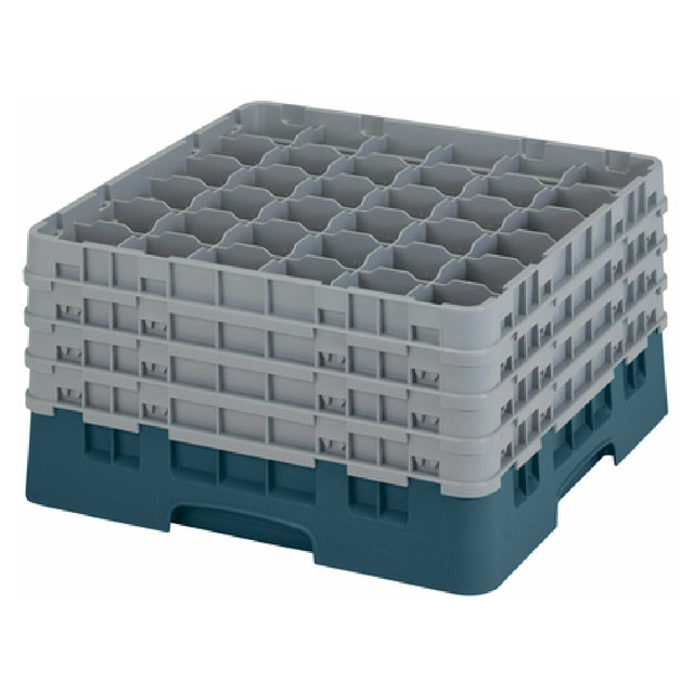 Cambro 36S900414 Camrack® Glass Rack With (4) Soft Gray Extenders Full Size
