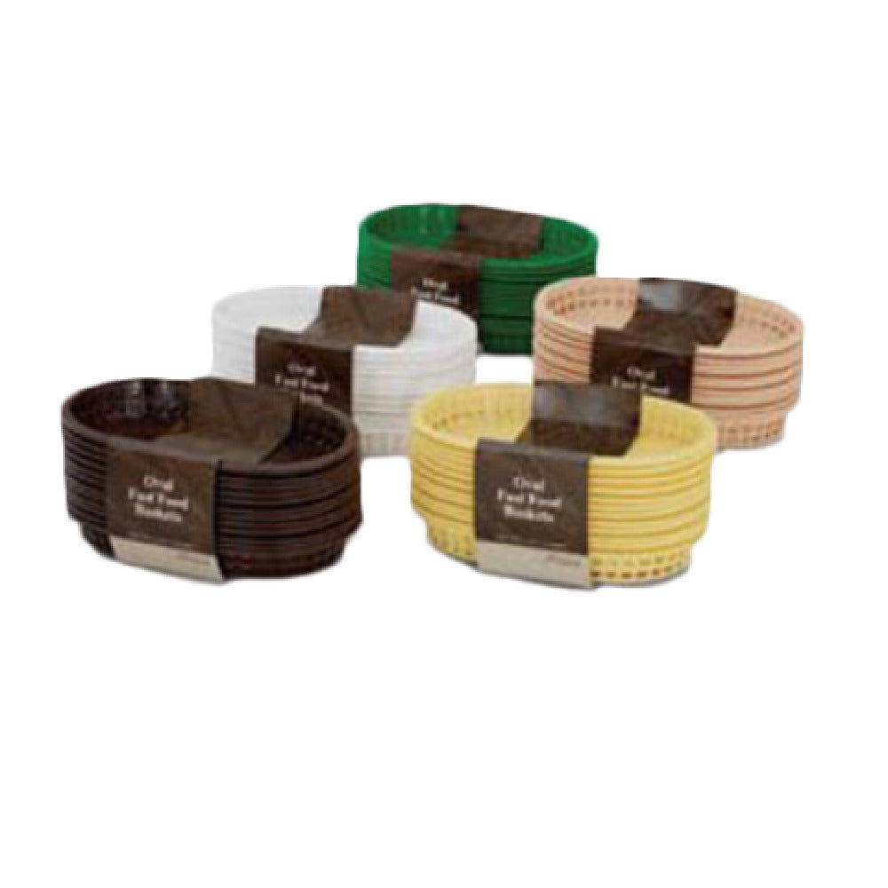 Alegacy Foodservice Products AL12496FO Cash & Carry Fast Food Basket 10-3/4" X 7" X 1-1/2" Oval