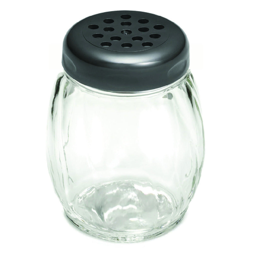 TableCraft Products 260BK - Cheese Shaker, Perforated, Swirl Design