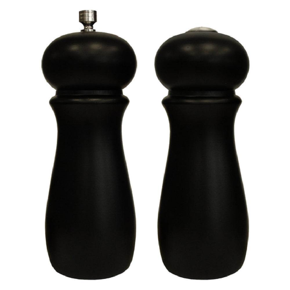Winco SP-612 Salt Shaker & Pepper Grinder 2-1/4" Dia. X 6"H Round