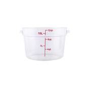 CAC China FS1P-12C Food Storage Container 12 Qt. Round