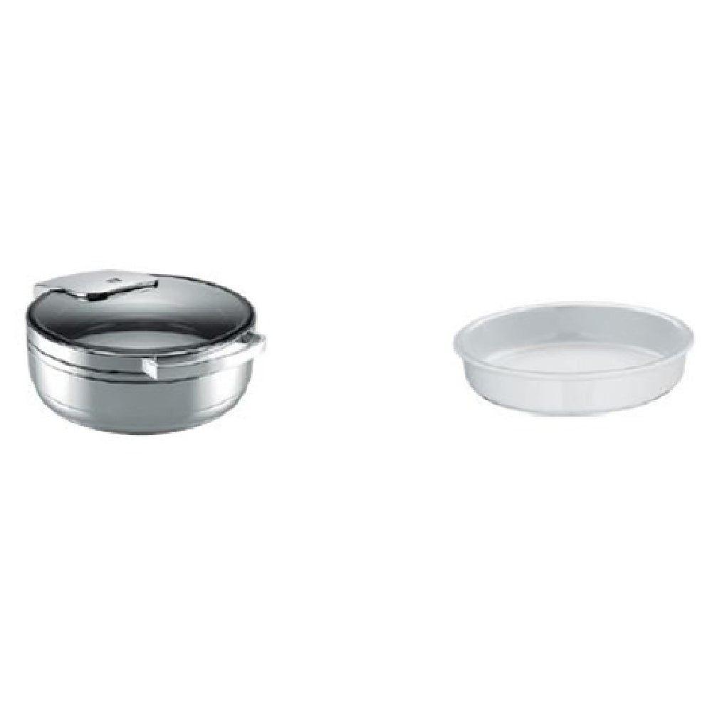 BauscherHepp 57.0020.6000 Chafing Dish Promo Kit Includes: (1) Arte Round Induction Chafing Dish (57.0020.6040) & (3) 106 Oz.