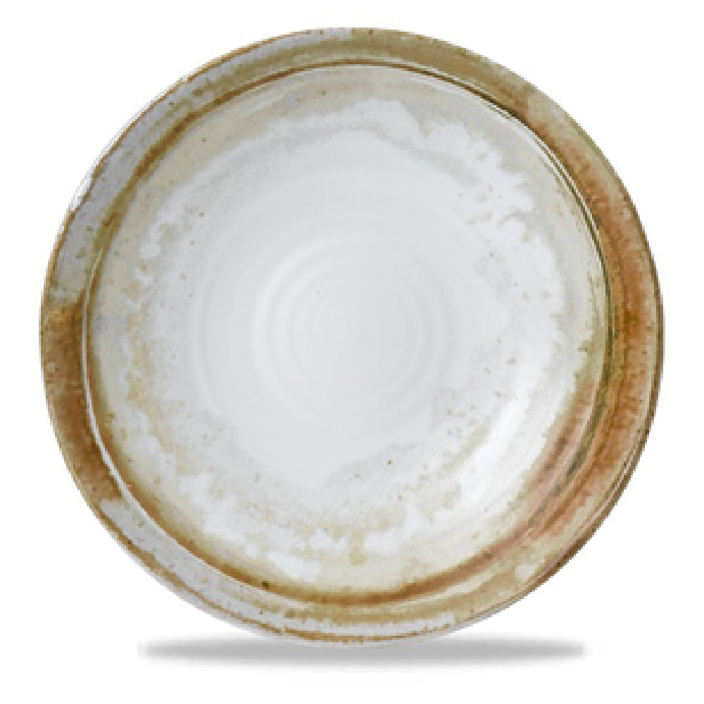 Arc Cardinal FN518 Dudson Maker'S Finca Sandstone Organic Coupe Plate (D:9.0'') Vitrified Ceramic