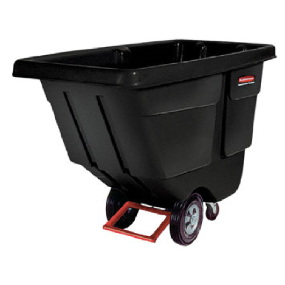 Rubbermaid FG130600BLA Rotational Molded Tilt Truck Heavy Duty 1400 Lb. Capacity
