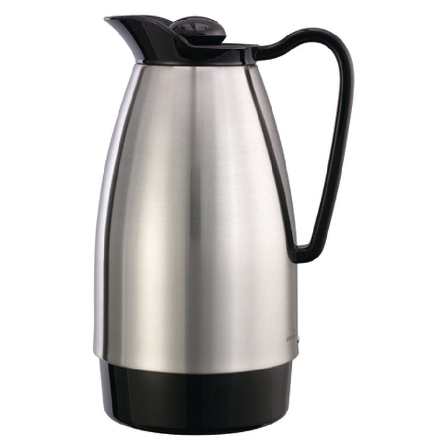 Service Ideas CGC101SS Classic Carafe 1 Liter (33.8 Oz.) 4-1/2" X 6-1/4" X 10"