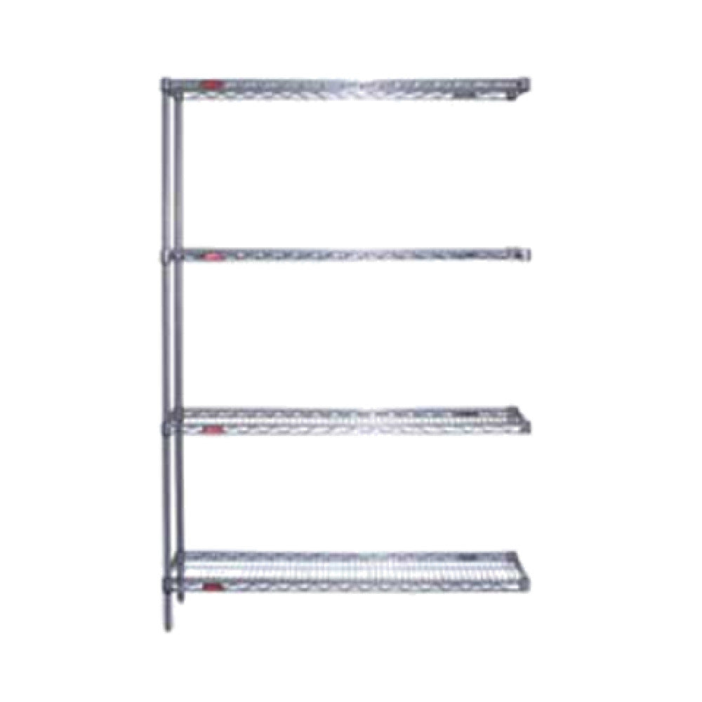 Eagle A4-63-2124V Add-On Shelving Unit 4-tier 24"W X 21"D X 63"H