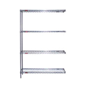 Eagle A4-63-1872V Add-On Shelving Unit 4-tier 72"W X 18"D X 63"H