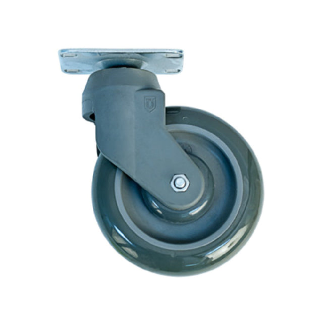 New Age Industrial C558 Plate Med Caster Swivel 5" Diameter