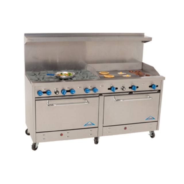 Comstock-Castle 2F330-36 Range Gas 72" Wide